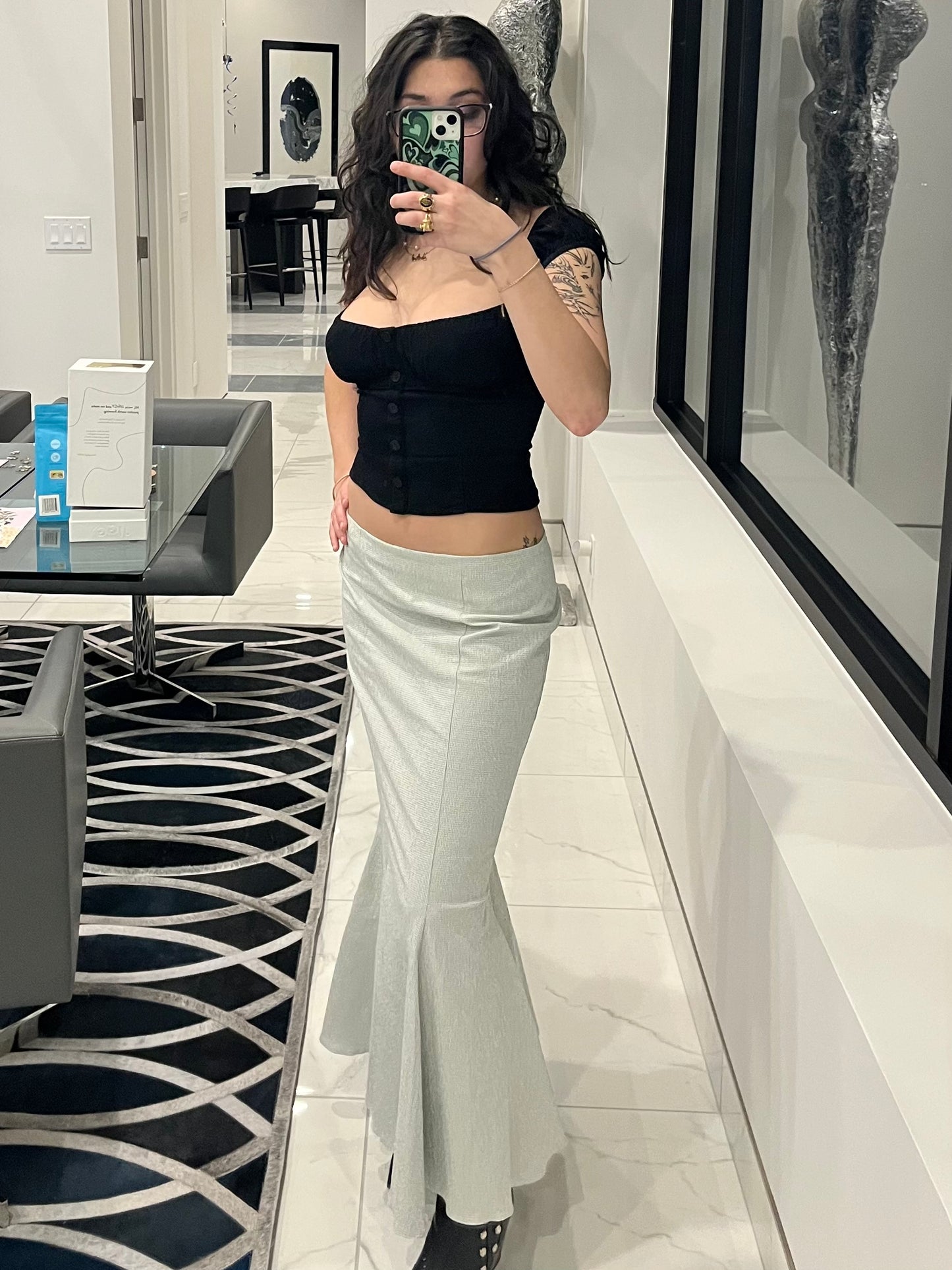 100% cotton mermaid skirt