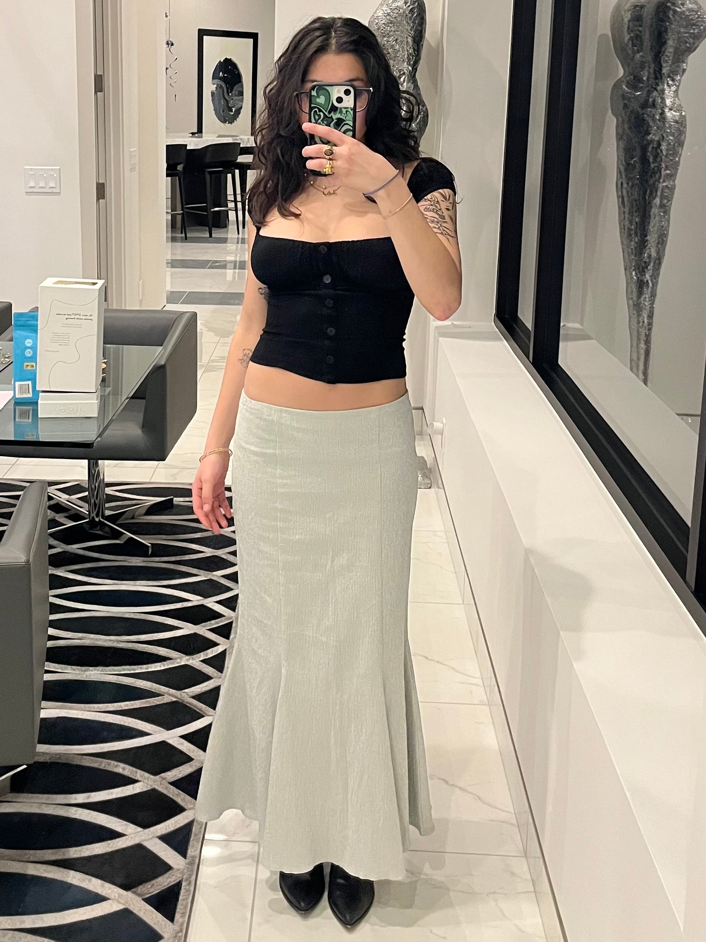 100% cotton mermaid skirt